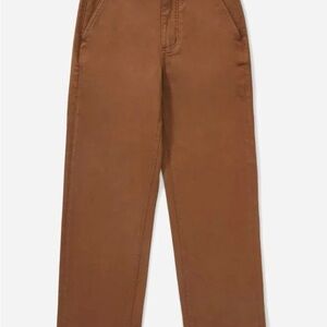 Everlane Women's Brown Straight Leg Crop Pants